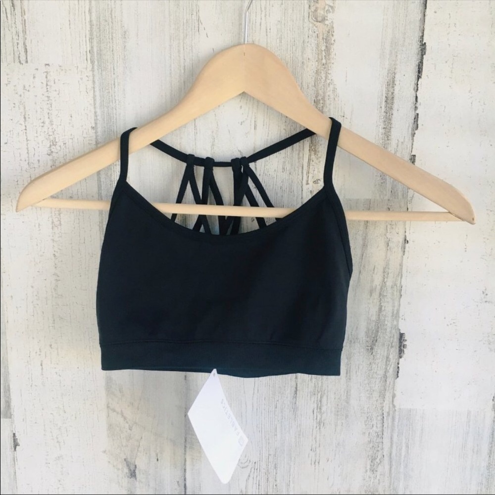 Fabletics Dash Bra Seamless Unpadded Black